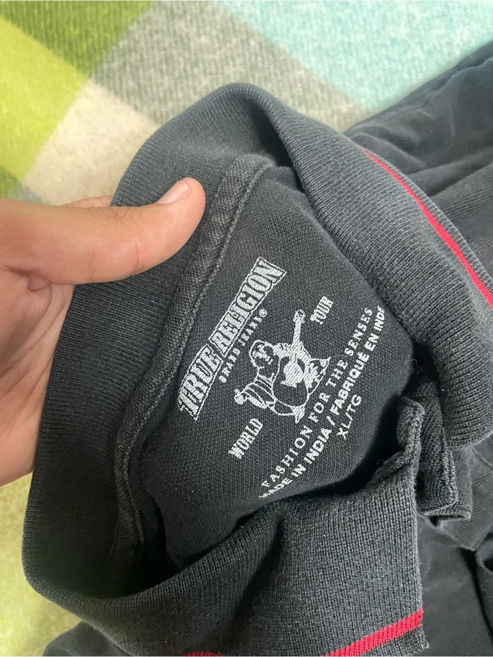 True Religion Men’s Black Polo Shirt
